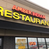 Photo taken at Amber Indian Restaurant by Tom B. on 4/30/2016