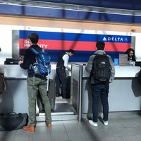Photo taken at Delta Ticket Counter by Tom B. on 3/11/2018
