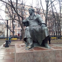 Photo taken at Памятник Ивану Крылову by Alex on 4/10/2019