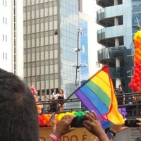 Photo taken at 21ª Parada do Orgulho LGBT by Luana nãna Carol N. on 6/19/2017