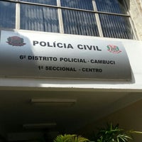 Photo taken at 6º Distrito Policial - Cambuci by Claudio T. on 11/20/2012