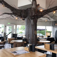 Photo taken at Het Panorama Restaurant/Grand-Café by Ellen K. on 7/28/2019