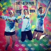 Photo taken at The Color Run by Hillary L. on 3/16/2014