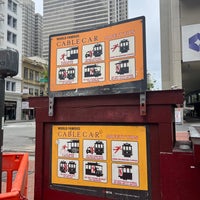 Photo taken at California Cable Car Turnaround-East by Phillip K. on 5/29/2023