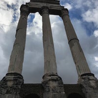Photo taken at Temple of Castor and Pollux by Burçin K. on 5/15/2018