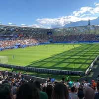 Photo taken at Stade des Alpes by Ewuradjoa C. on 6/22/2019