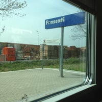 Photo taken at Stazione Frascati by Simone M. on 4/24/2013