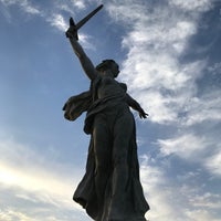 Photo taken at Монумент «Скорбящая мать» by Nik B. on 10/11/2020