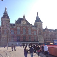 Photo taken at Amsterdam Central Railway Station by Sergey L. on 5/5/2013