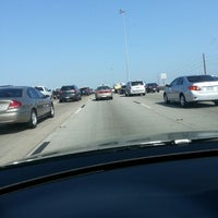Photo taken at this damn 610 traffic by Christina S. on 3/18/2013
