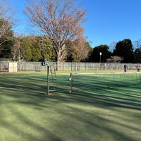 Photo taken at Tennis Courts, Koganei Park by Conjunction Y. on 1/8/2024