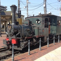 Photo taken at Dogo-Onsen Station by T O. on 4/28/2013