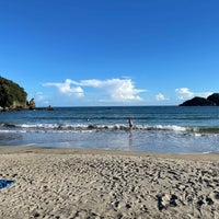 Photo taken at Yumigahama Beach by Mari on 9/2/2023