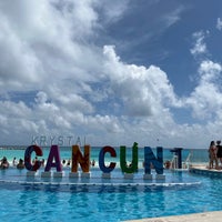 Photo taken at Krystal Cancún (Beach Bar) by Mishari on 3/7/2022