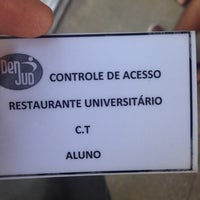 Photo taken at Restaurante Universitário CT by Clayson L. on 3/28/2014