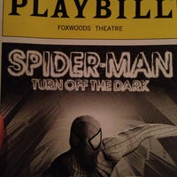 Photo taken at Spider-Man: Turn Off The Dark at the Foxwoods Theatre by Jillian 💃🍹⭐ on 5/8/2013
