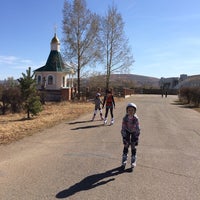 Photo taken at Парк Победы by Natasha on 4/27/2014
