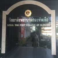 Photo taken at Royal Thai Navy College of Nursing by Marujoh H. on 1/9/2015