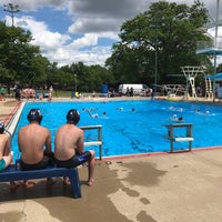 Photo taken at Portage Park Olympic Lap Pool by Bill S. on 6/18/2017