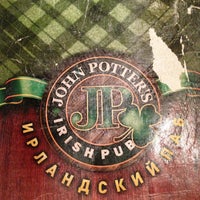 Photo taken at John Potter&amp;#39;s Irish Pub by Антон К. on 4/7/2013