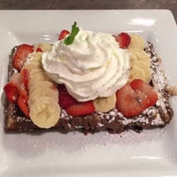 Photo taken at Coco Crepes, Waffles &amp;amp; Coffee by Paige M. on 8/19/2016