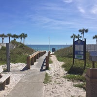Photo taken at Pompano Street Public Beach Access by Anthony C. on 10/12/2018
