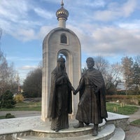 Photo taken at Памятник Петру и Февронии by Andrey 🇷🇺 B. on 11/1/2020