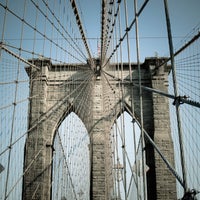 Photo taken at Brooklyn Bridge by [Princess] on 4/30/2015