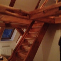 Photo taken at Doma Hostel in Riga by Леха К. on 1/2/2013