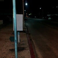 Photo taken at metro bus line 30 bus stop by Mikey R. on 9/29/2012