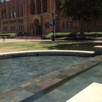 Photo taken at UCLA Shapiro Fountain by Alejandro R. on 5/19/2014
