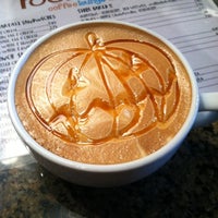 Photo taken at Rockn’ Joe Coffeehouse &amp;amp; Bistro by Denise H. on 10/26/2012