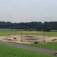Photo taken at 江戸川グラウンド 市川橋上流野球場 by Tatsu S. on 7/13/2014