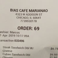 Photo taken at Bia&amp;#39;s Cafe Marianao by Edward C. on 4/27/2019