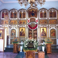 Photo taken at Церковь в честь иконы Божией Матери by Ekaterina V. on 6/13/2014