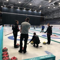 Photo taken at Ice Cube Curling Center by Anna G. on 2/8/2019