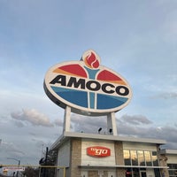 Photo taken at World&amp;#39;s Largest Amoco Sign by Vito C. on 3/4/2024