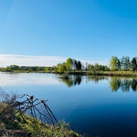 Photo taken at Река Клязьма by Катерина Ф. on 5/10/2021