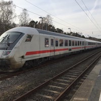 Photo taken at Bahnhof Ostseebad Binz by Thomas D. on 2/27/2016