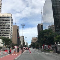 Photo taken at Praça do Ciclista by Osvaldo B on 1/14/2018