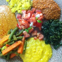 Photo taken at Mahider Ethiopian Restaurant and Market by DinkyShop S. on 5/23/2013