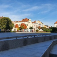 Photo taken at Fő tér by Kis E. on 10/19/2019