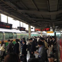 Photo taken at JR Platforms 1-2 by Koichi K. on 4/23/2013