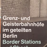 Photo taken at Border Stations and Ghost Stations in Divided Berlin by Rehab R. on 12/28/2013