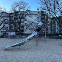 Photo taken at Spielplatz im Weinbergspark by Tania G. on 4/3/2023