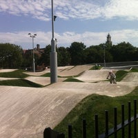 Photo taken at Burgess Park BMX Track by Solo C. on 8/21/2013