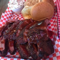 Photo taken at Abbey&amp;#39;s Real Texas BBQ by Vanessa H. on 6/18/2017