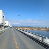 Photo taken at 武蔵大橋 (利根大堰) by 渡邊 on 3/7/2024