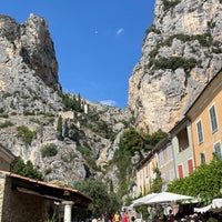 Photo taken at Moustiers-Sainte-Marie by Lena on 7/23/2023