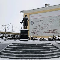 Photo taken at Памятник Савве Мамонтову by Олег С. on 1/29/2022